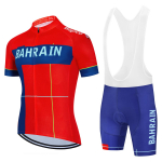 2025 Jalgrattas&otilde;idu Jersey Komplekt Team Bahrain Victorious Valge Suvine Jalgrattariietus Meeste Komplekt Maanteeratta S&auml;rk &Uuml;likond Jalgratta Traksikud 4XL