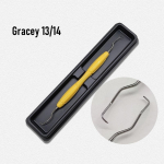 1 piece High Quality Silicon Handle Dental Professional Gracey Curette Dental Tooth Cleaning Scaler Periodontal Bone Curettes Perio 1 pc 13-14 case
