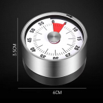 K&ouml;&ouml;gitaimer Aja Meeldetuletus 60 Minutit Magnet &Uuml;mmargune Kuju K&ouml;&ouml;gin&otilde;ud Tagasiloenduse Alarmi Meeldetuletus Mehaaniline K&uuml;psetustaimer valge