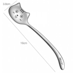 Pika sabaga kassi kohvilusikas teelusikas 304 roostevabast terasest naljakas kohvilusikas lauan&otilde;ud teelusikas minilusikas k&ouml;&ouml;gitarvikud