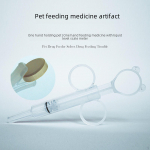 2x Pet Feeding Tubes Feeder Small Animal Dry and Wet Dualuse Silicone Tip Easy to Use for Cats Dogs