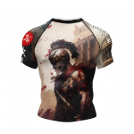 Isikup&auml;rane Populaarne Disain Sublimatsioon L&uuml;hikeste Varrukatega Must No Gi BJJ Jiu Jitsu Rashguard V&otilde;itlus BJJ Mma Rash Guard S&auml;rgid Meestele L beež