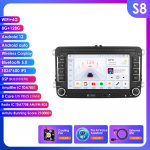 Hizpo 2Din Autoraadio Android Volkswagen Golf 5 6 Polo Passat B6 B7 CC Skoda Jetta Universaalne Multimeedia Carplay Wifi GPS Intelligentne Navigatsioon S8 8Core 8G 128G AI