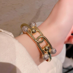 Kahe otsaga tsirkooniga inkrusteeritud k&auml;ev&otilde;ru, vask-tsirkoonk&auml;ev&otilde;ru, lihtne ja ni&scaron;&scaron;-loominguline k&auml;ev&otilde;ru 19CM