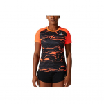 Asics Gradient Design Niiskust Imav Hingav &Uuml;mmarguse Kaelusega L&uuml;hikeste Varrukatega Spordis&auml;rk Naiste Topid Oranž 2092A272-705 XL