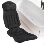 Complete Bath Cushion for Tub, Supportive Pillow Back And Neck in SPA Environment valge