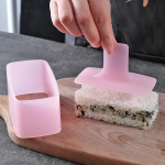 Musubi Maker Press Sushi valmistamise komplekt Ristk&uuml;likukujuline sushipressi valmistamise vorm Kimbab Onigiri k&ouml;&ouml;gitarvikud 1 set