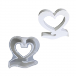 Multifunktsionaalsed h&uuml;dropoonilised vaasi silikoonvormid, s&uuml;damekujulised lillevaasid, silikoonvormid kingituseks taimehuvilistele C