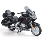 1/11 skaala mootorratas Honda Gold Wing GL800 2021 mudel M&auml;nguasjad Sulam Valatud heli valguse amortisatsiooni simulatsioon Mootorrattad Kingitused must