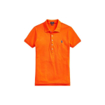 Polo Ralph Lauren &Uuml;hev&auml;rviline Slim Fit Veniv L&uuml;hikeste Varrukatega Polo S&auml;rk Naiste topid Oranž WMPOKNINN820353-800 XS