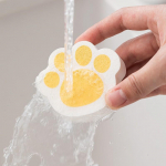 Maagiline Puhastussvamm, Sobib &Otilde;mblusteta Peeglite ja Segistite jaoks - Eemaldab Plekid Koheselt, Ideaalne Vannitoa ja Tualeti Puhastamiseks 1PCS kollane