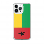 Coque iPhone - mitmev&auml;rviline - Drapeau Guin&eacute;e-Bissau - Souple - TPU - l&auml;bipaistev