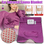 650W Kaug-infrapuna saunatekk Detoksifitseeriv salendussuit 73,32x31,5  Kodune spaa Kaalulangetusmasin 110V/220V Silver