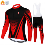 Talvine termofliisist meeste jalgrattakomplekt Jalgrattas&auml;rk Wielren Kleding Mehed Ropa Mtb Hombre Jalgrattariided XXL