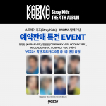 [Eeltellimus] Stray Kids - 4. album [KARMA] AKORDIONi versioon. (+ Interneti-kasu) POB YES24
