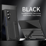 &Auml;riline Randmerihm Kokkupandav Jalg Karastatud Klaasist Telefonikott Samsung Galaxy Z Fold 7 6 5 4 3 jaoks Kaamera Kaitse Tagakate Galaxy Z Fold5