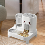 Automatic Cat Feeder and Water Dispenser Pet Convenient Compact Household Food feed