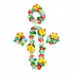 4 tk/komplekt Hawaiian Flower Leis Garland kaelakee p&auml;rg kroonlehest peapael K&auml;ev&otilde;ru Rannapeo kujundus Pulmar&otilde;ivaste tarvikud as the picture