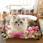 Armas lemmikloomakassi voodipesukomplekt Loom Naljakas tekikate Padjap&uuml;&uuml;rid Lohjakate Voodipesu Voodipesu Voodiriided Twin Full Queen King Size EU single(135x200cm)