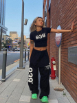 Hipi naiste haaremip&uuml;ksid kottis s&ouml;rkimine Korea mood dressip&uuml;ksid, naiste vabad t&auml;navar&otilde;ivad, vintage p&uuml;ksid, harajuku hiphop M