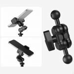 Ball Mount Extension Adapter 360&deg; Rotation Rod Enhanced Flexibility Lightweight Easy to Style A