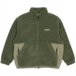 Adidas Originaalid Adv Sherpa V&auml;lislogo Sport Fliisist &Otilde;mblustega P&uuml;stkrae Jakk Meeste Jakid Roheline HC0365 XS
