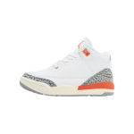 Air Jordan 3 Retro TD Georgia Peach Beebi tossud Valge Cosmic-Clay Sail FQ9175-121 27