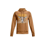 Under Armour Project Rock Johnson Series Treening Sporditr&uuml;kiga Fliisist Kapuutsiga Topp Meestele Vintage-Pruun 1367036-277 L