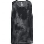 Under Armour Launch Elite Loose Fit &Uuml;mmarguse kaelusega Logotr&uuml;kiga Lahe &Uuml;mmarguse kaelusega Varrukateta T-s&auml;rk Meeste T-s&auml;rgid Must 1382609-001 M