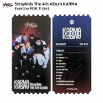 Stray Kids 4. album Karma Everline POB fotokaart KPOP K-POP SKZ Benefit Ticket