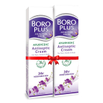 Boroplus Antiseptiline Kreem Pakk 2 tk 120 ml | Ayurveda NahahooldusSalvi Looduslike &Otilde;lide ja &Uuml;rtidega | Igap&auml;evane Niisutav Kreem Pehmele Sileda Nahale