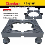 Hall Reguleeritav Mobiilne Pesumasina Alus Rataste ja Piduritega