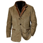 Meeste trendikad jakid kevad-s&uuml;gisjope Meeste tuulejope Bomber-mantel Meeste vabaaja jope Meeste retro-ameerika vabaaja jope 5XL pruun