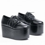 11CM K&otilde;rged Kontsad Unisex Seksikad Gooti Platvormkingad Vegan V&otilde;itlus Chunky Punk Naiste Pitskingad 36 must