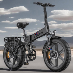 ENGWE ENGINE X - V&eacute;lo &eacute;lectrique pliable 20 pouces - Batterie amovible 48 V 13 Ah - Autonomie 120 kilom&egrave;tres - Noir must