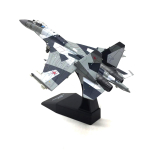 1/100 m&otilde;&otilde;tkavas survevalatud sulamist mudel Vene &Otilde;huv&auml;e h&auml;vitaja Su-35 S&otilde;jaline rakettpommitaja Kogumiskingitused hall