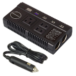 Inverter, Autoinverter, 12 V, 24 V, M&otilde;lemad muunduvad 100 V-ks, Autolaadija,