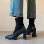 Vintage t&auml;navastiil Naiste pahkluusaapad Mood Ruudukujulise ninaga L&uuml;hikesed saapad S&uuml;gis Talv Daamide kingad Botas Mujer 42