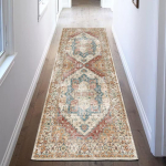 Kvaliteetne ruuduline vaip, k&ouml;&ouml;givaip, pikk p&otilde;randamatt, &otilde;huke uksematt, elutoa vaip, magamistoa kodukaunistamine 50x160cm 20x63inch