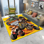 3D Monster Jam Monster Truck Multikate Vaip Vaipkatted Kodu Elutuppa Magamistuppa Diivani Uksemati Kaunistus, Lasteala Vaip Libisemisvastane P&otilde;randamatt 70x100cm