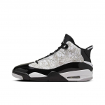 Jordan Dub Zero White Thunder Moodsad Mugavad Libisemiskindlad Kulumiskindlad Keskmise k&otilde;rgusega Retro Korvpallijalatsid Unisex Tossud Must 311046-110 44