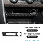 SEAT Ateca 5F 2016-2025 jaoks Cupra Ateca 5F 2018-2025 jaoks Ehtne pehme s&uuml;sinikkiust kleebis LHD RHD Auto USB-laadimispordi raami viimistlus