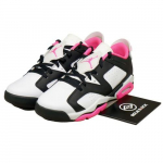Air Jordan 6 Retro Low GS Fierce Pink 768878-061 EU 36.5 roosa/must