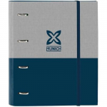 Classeur - SAFTA - MUNICH STREET - 4 anneaux 35 mm - 100 feuilles A4 - Couverture rigide hall