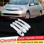 for Toyota Prius XW20 Touring 2004 2005 2006 2007 2008 2009 Chrome Door Handle Cover Trim Set Car Cap Catch Styling Accessories 1 Keyhole 4 Door