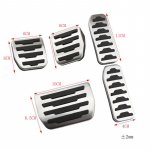 my good car Car Pedals for Range Rover Evoque Land Rover Discovery Sport for Jaguar E-Pace Footrest Gas Brake Pedal Cover 1 pcs Dead Pedal