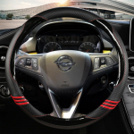 S&uuml;sinikkiust autojuhtimiskangi kate Opel Astra jaoks (K) Corsa (E) Karl 2014-2022 Crossland X Grandland X Insignia RED O SHAPE