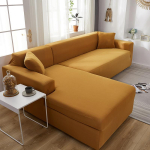 Diivanikatted Elutuppa Elastne &Uuml;hev&auml;rviline Nurgadiivani Kate L-kujuline Chaise Longue Kate Toolikaitse 1/2/3/4-kohaline 1pc 1-Seat 90-140cm beige