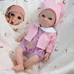 Elutruu 12-tolline t&auml;issilikoonist s&uuml;ndinud nukud Bettie Pehme Elastne Veniv Simulatsiooninukk P&auml;risn&auml;oline Armas Vastss&uuml;ndinu Nukud Lastele P&uuml;hadekingitused girl doll gray