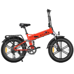 Elektriline jalgratas ENGWE ENGINE X 20x4.0 Paksud rehvid 48V 13AH T&auml;isvedrustus Kokkupandav E-jalgratas Tippkiirus 25 km/h LCD-ekraan Punane punane
